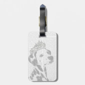 ダルマティアンとティアラ2 ラゲッジタグ (裏面縦)