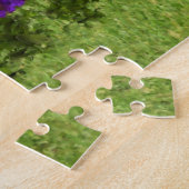 ダルマティアンの子犬、蝶のドッグアート絵画写真 ジグソーパズル (側面)