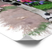 ダルマティアンアートプリント ポスター (角)