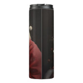 ダルマティアンウィズサンタクロースフェスティバルクリスマス タンブラー (裏面)