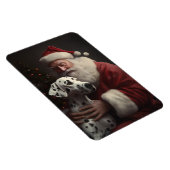 ダルマティアンウィズサンタクロースフェスティバルクリスマス マグネット (右側)