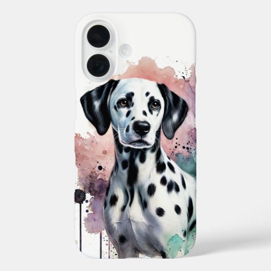 ダルマティアンウォーターカラーアート Case-Mate iPhoneケース (裏面)