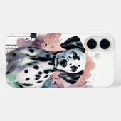 ダルマティアンウォーターカラーアート Case-Mate iPhoneケース (裏面 (横))