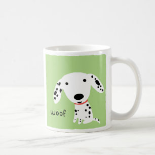 ダルマティアンウフ かわいい子犬 コーヒーマグカップ