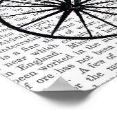 ダルマティアンオンサイクリング ポスター (角)