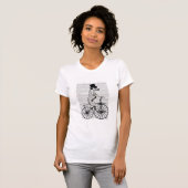 ダルマティアンオンサイクリング Tシャツ (正面フル)