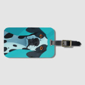 ダルマティアンカートゥーンスタイルラゲッジタグ ラゲッジタグ (正面横)