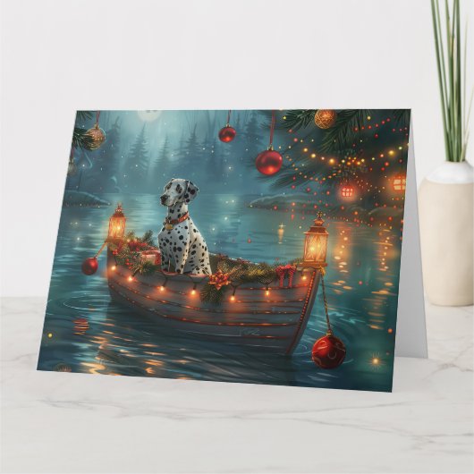 ダルマティアンクリスマスフェスティバル航海 カード (正面)