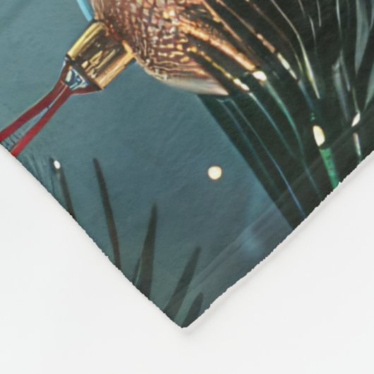 ダルマティアンクリスマスフェスティバル航海 フリースブランケット (角)