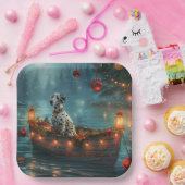 ダルマティアンクリスマスフェスティバル航海 ペーパープレート (パーティー)