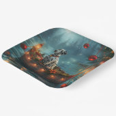 ダルマティアンクリスマスフェスティバル航海 ペーパープレート (傾斜あり)