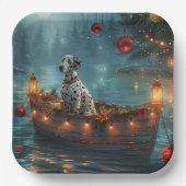 ダルマティアンクリスマスフェスティバル航海 ペーパープレート (正面)