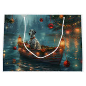 ダルマティアンクリスマスフェスティバル航海 ラージペーパーバッグ (正面)