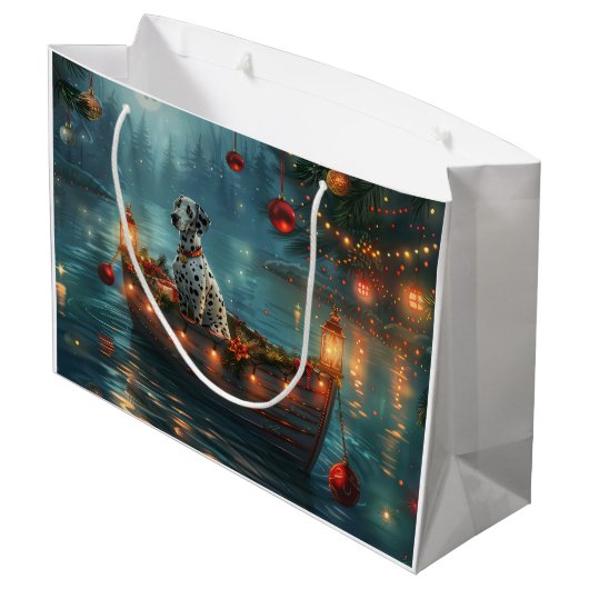 ダルマティアンクリスマスフェスティバル航海 ラージペーパーバッグ (裏面アングル)