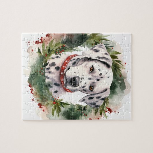 ダルマティアンクリスマスリースフェスティバルカップ ジグソーパズル (横)