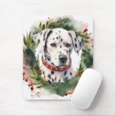 ダルマティアンクリスマスリースフェスティバルカップ マウスパッド (マウス)