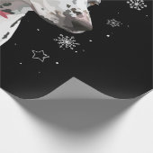 ダルマティアンサタンクリスマスキッズボーイズガールズギフト ラッピングペーパー (角)