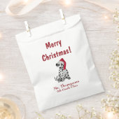 ダルマティアンサンタエンジンルーム フェイバーバッグ (クリップ留めされた状態)