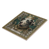 ダルマティアンジュエル装飾アールデコ パーソナライズされた タイル (側面)