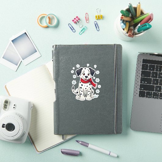 ダルマティアンスノイおもしろい シール (iPadカバー)