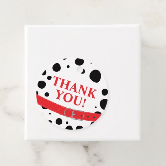 ダルマティアンスポット誕生日サンキューユー フェイバータグ (インサイチュ)