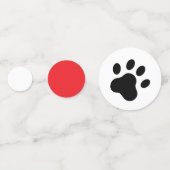 ダルマティアンスポット誕生日 コンフェッティ (裏面)