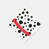 ダルマティアンスポット誕生日 スタンダードカクテルナプキン (角)