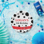 ダルマティアンスポット誕生日 ペーパープレート (パーティー)