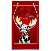 ダルマティアンディアドッグおもしろいSGB スモールペーパーバッグ (裏面)