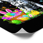 ダルマティアンドグイースターエッグ狩りダルマティアンイースター ポスター (角)