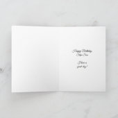 ダルマティアンドッグステップソン誕生日カード カード (内部)