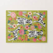 ダルマティアンドッグフローラパズル ジグソーパズル (横)