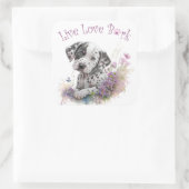 ダルマティアンドッグママフローラ スクエアシール (バッグ)