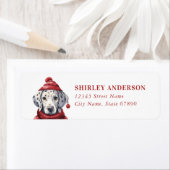 ダルマティアンドッグ差出人住所ラベル ラベル (インサイチュ)