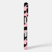 ダルマティアンドッグ抽象芸術パターン赤面ピンクモノグラム Case-Mate iPhoneケース (裏面 / 右)