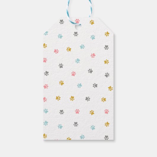 ダルマティアンドッグ誕生日サンキューオファーギフトラベル ギフトタグ (裏面)