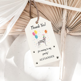 ダルマティアンドッグ誕生日サンキューオファーギフトラベル ギフトタグ