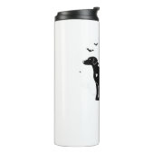 ダルマティアンドッグ – ハロウィンムーンシルエットクラシック タンブラー (回転左)