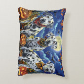 ダルマティアンハロウィン不気味ー アクセントクッション (裏面(縦))