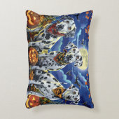 ダルマティアンハロウィン不気味ー アクセントクッション (正面(垂直))