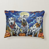 ダルマティアンハロウィン不気味ー アクセントクッション (裏面)