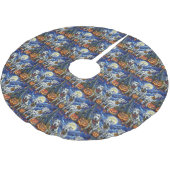 ダルマティアンハロウィン不気味ー ブラッシュドポリエステルツリースカート (アングル)