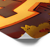 ダルマティアンハロウィン不気味ー ポスター (角)