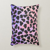 ダルマティアンブラックアンドピンクプリント アクセントクッション (正面(垂直))