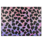 ダルマティアンブラックアンドピンクプリント カッティングボード (正面)