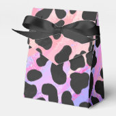 ダルマティアンブラックアンドピンクプリント フェイバーボックス (正面サイド)