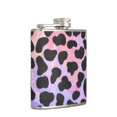 ダルマティアンブラックアンドピンクプリント フラスク (右)