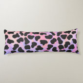 ダルマティアンブラックアンドピンクプリント ボディピロー (裏面)
