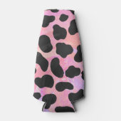 ダルマティアンブラックアンドピンクプリント ボトルクーラー (正面)