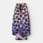 ダルマティアンブラックアンドピンクプリント ボトルクーラー (裏面)